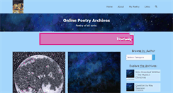 Desktop Screenshot of poetrygrrrl.com