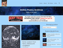 Tablet Screenshot of poetrygrrrl.com